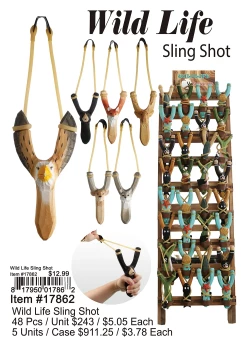 Wild Life Sling Shot 48 Pcs.